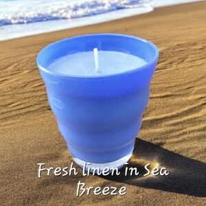Sea Breeze & Fresh Linen 100% Soy Scented Candle